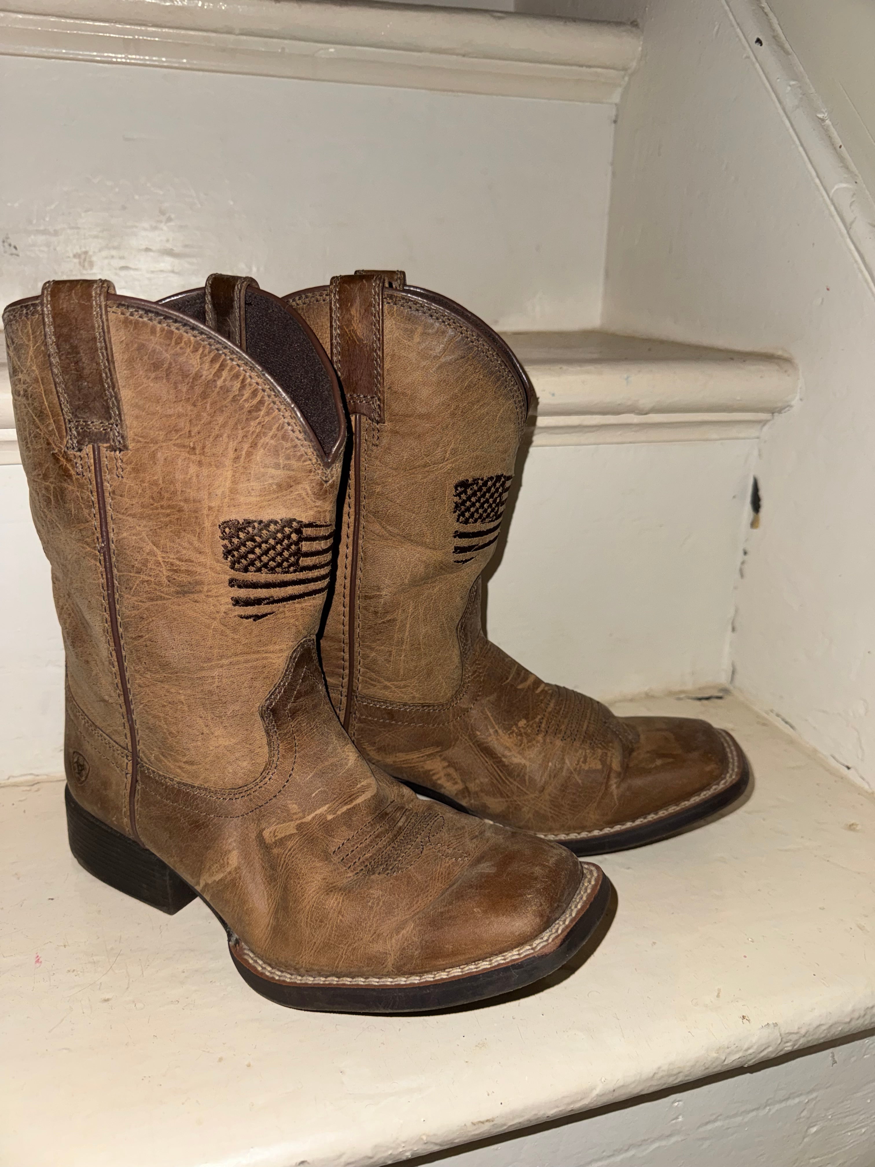 ARIAT US FLAG KIDS BOOTS 3 (34)
