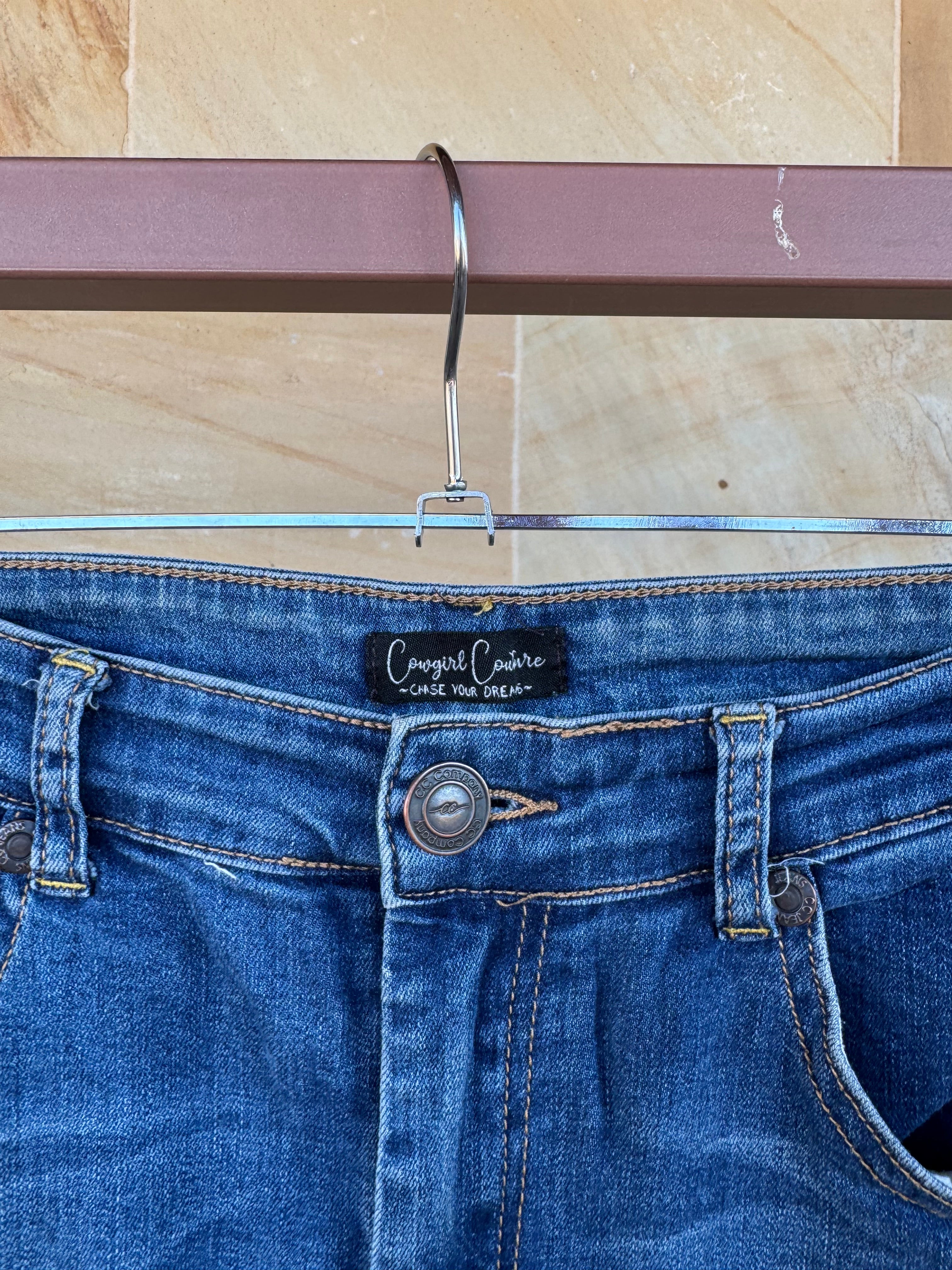 COWGIRL COUTURE UPCYCLING JEANS 30/32