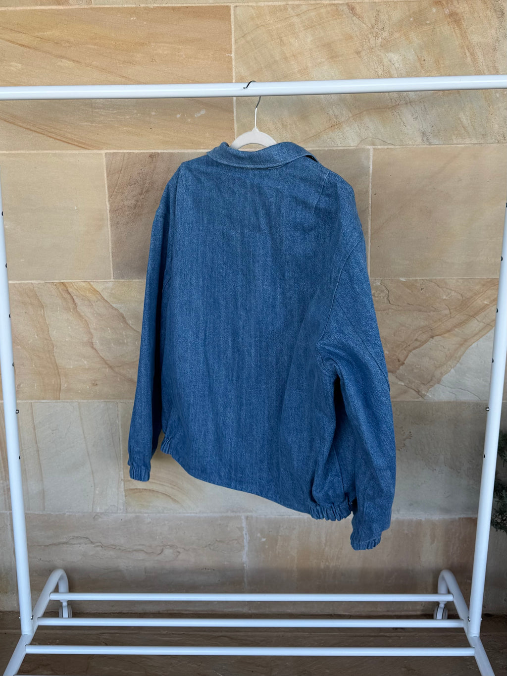 CARHARTT DENIM BOMBER JACKET L