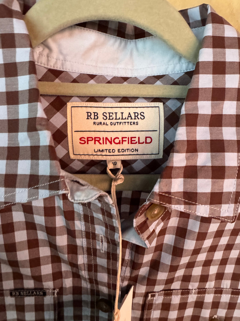 RB SELLARS SHIRT BNWT 10
