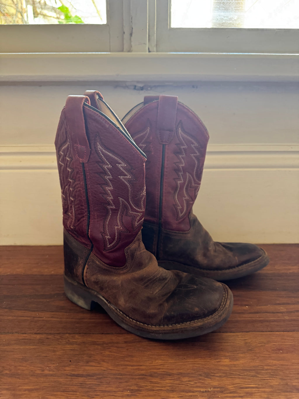 OLD WEST KIDS BOOTS 33