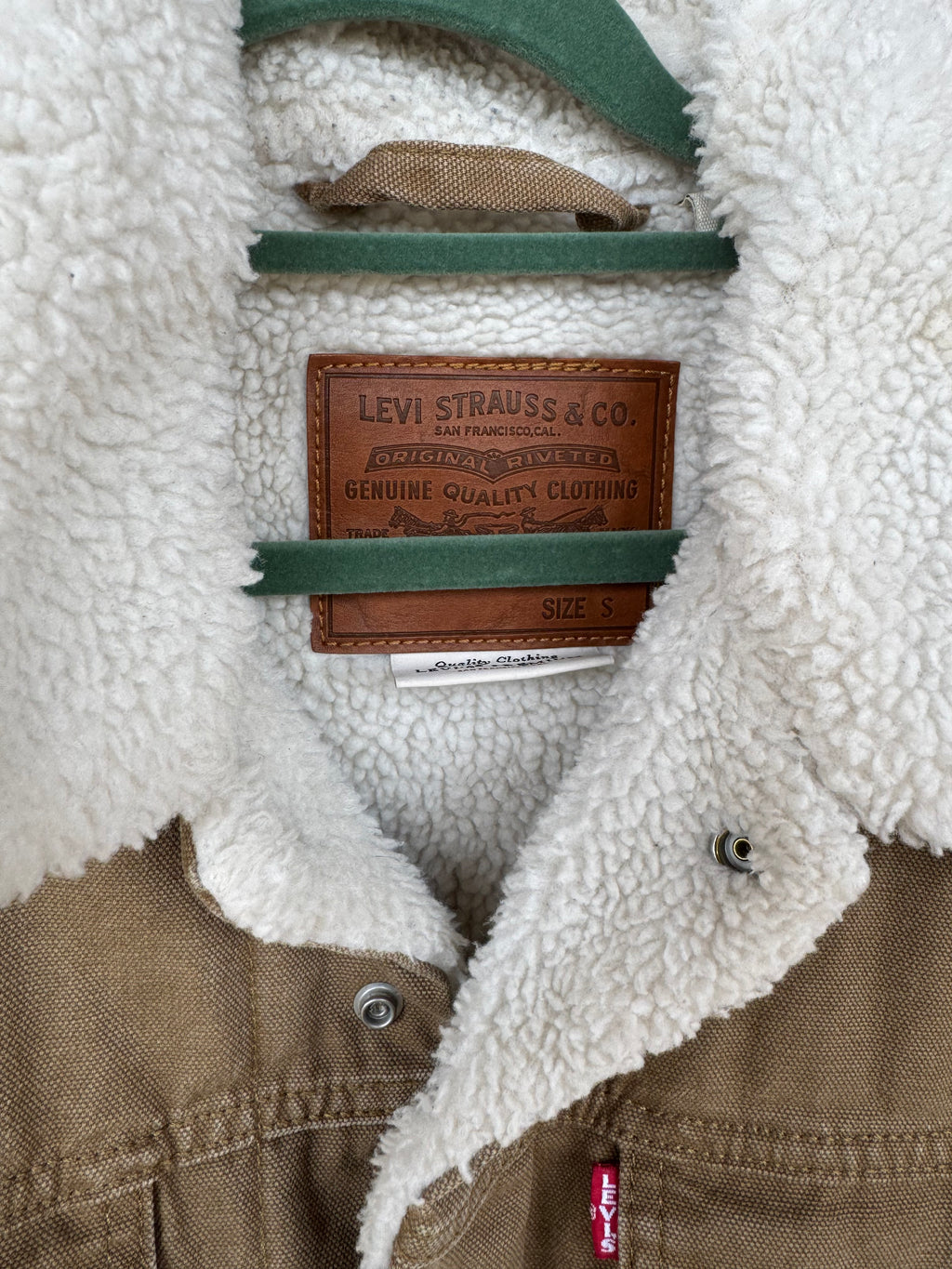 LEVIS SHERPA LINED JACKET S