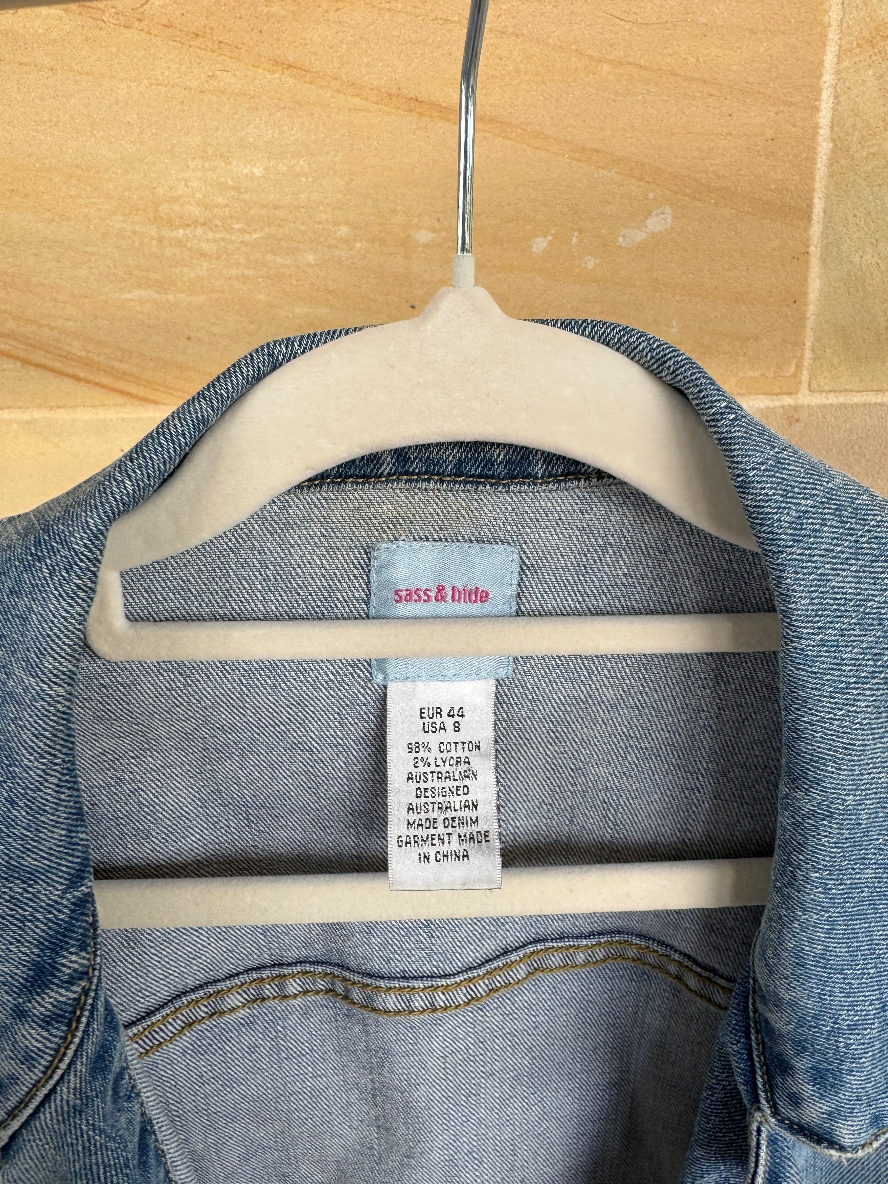 SASS & BIDE OVERSIZED DENIM JACKET 8