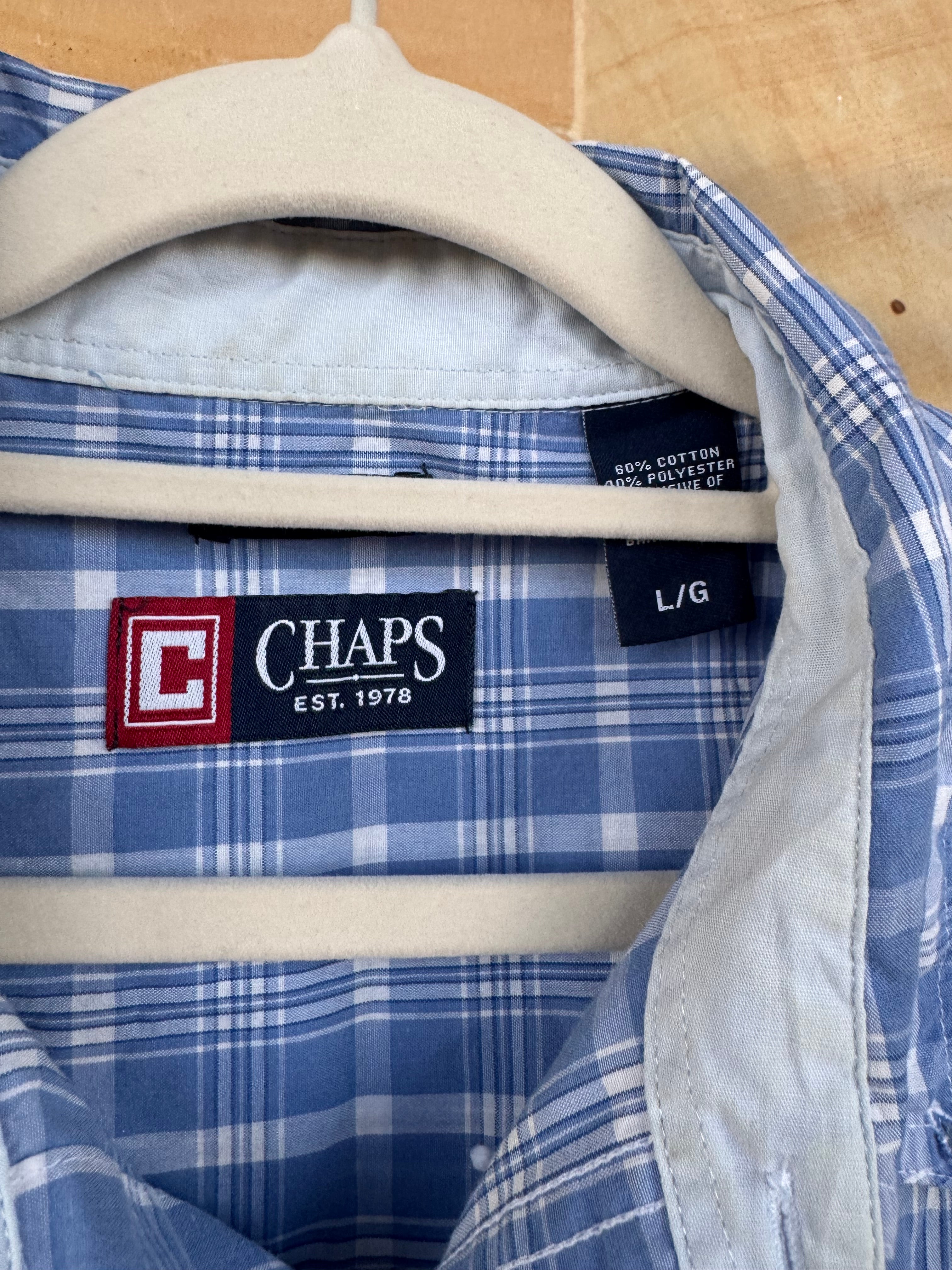CHAPS SHORT SLEEVE 2XL