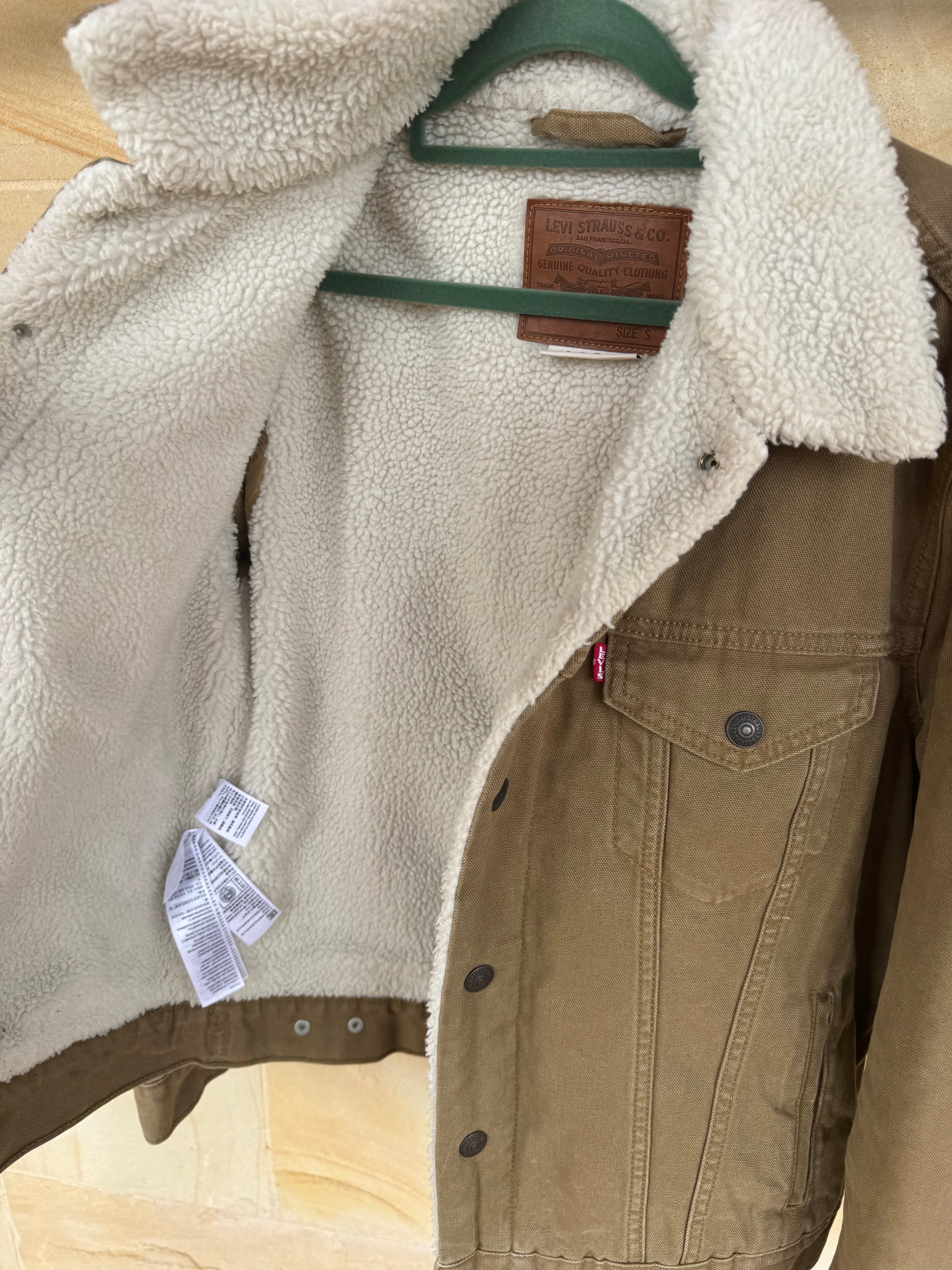 LEVIS SHERPA LINED JACKET S