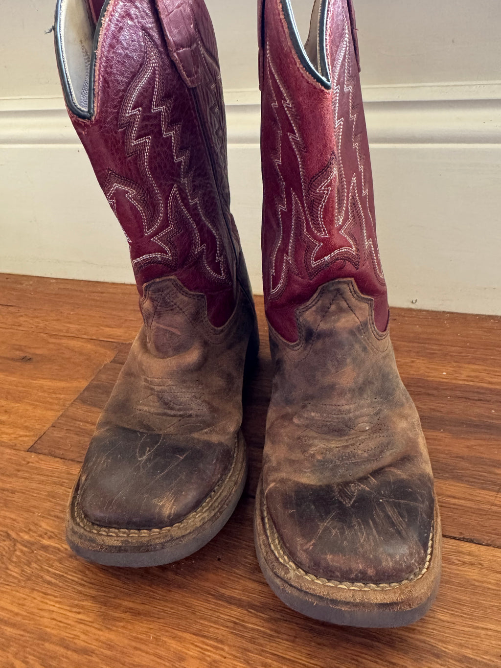 OLD WEST KIDS BOOTS 33