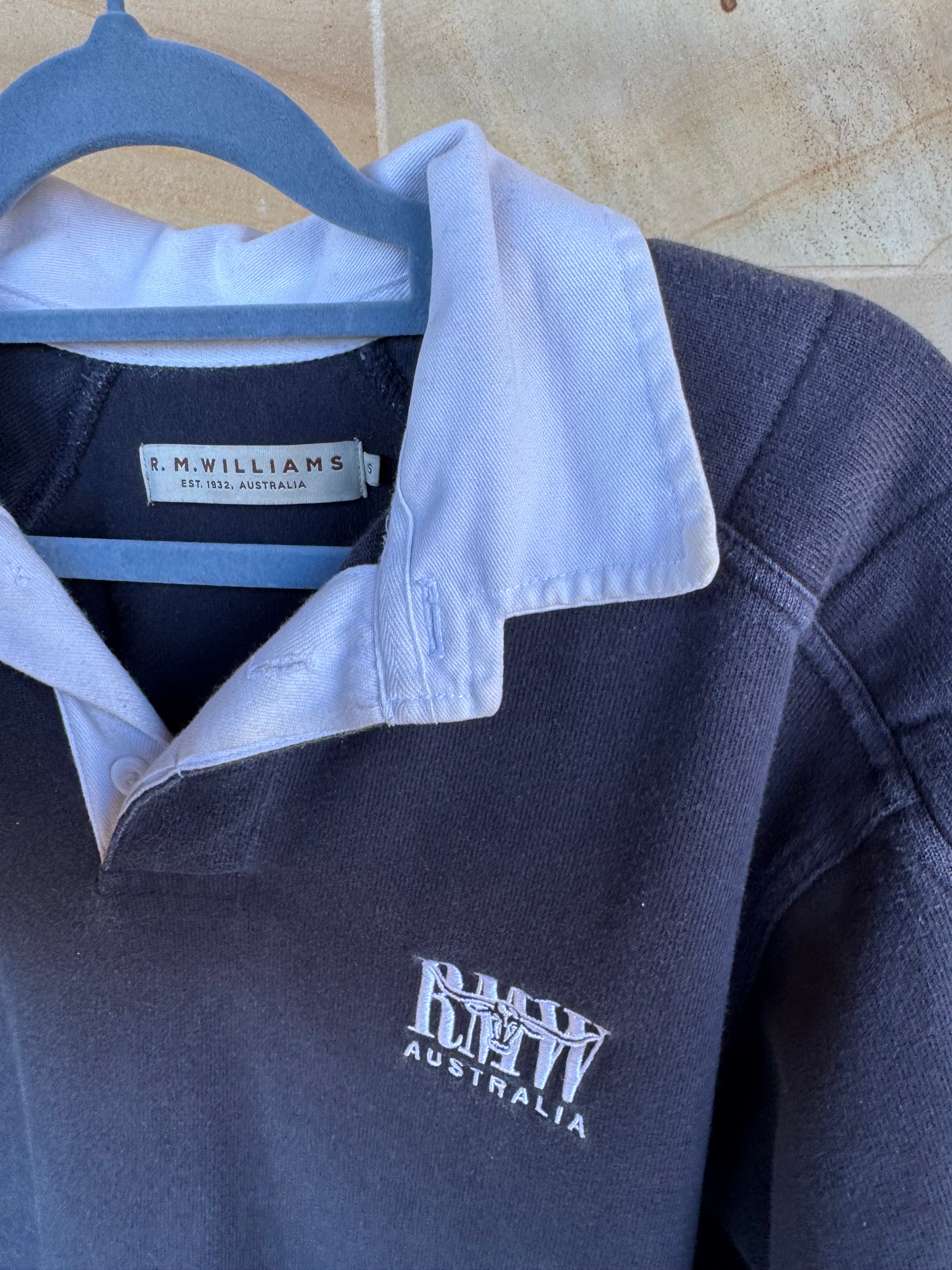 R.M. WILLIAMS RUGBY JUMPER XS