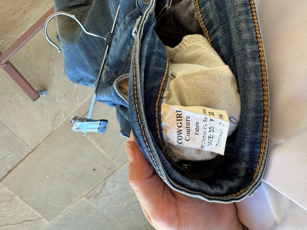 COWGIRL COUTURE UPCYCLING JEANS 30/32
