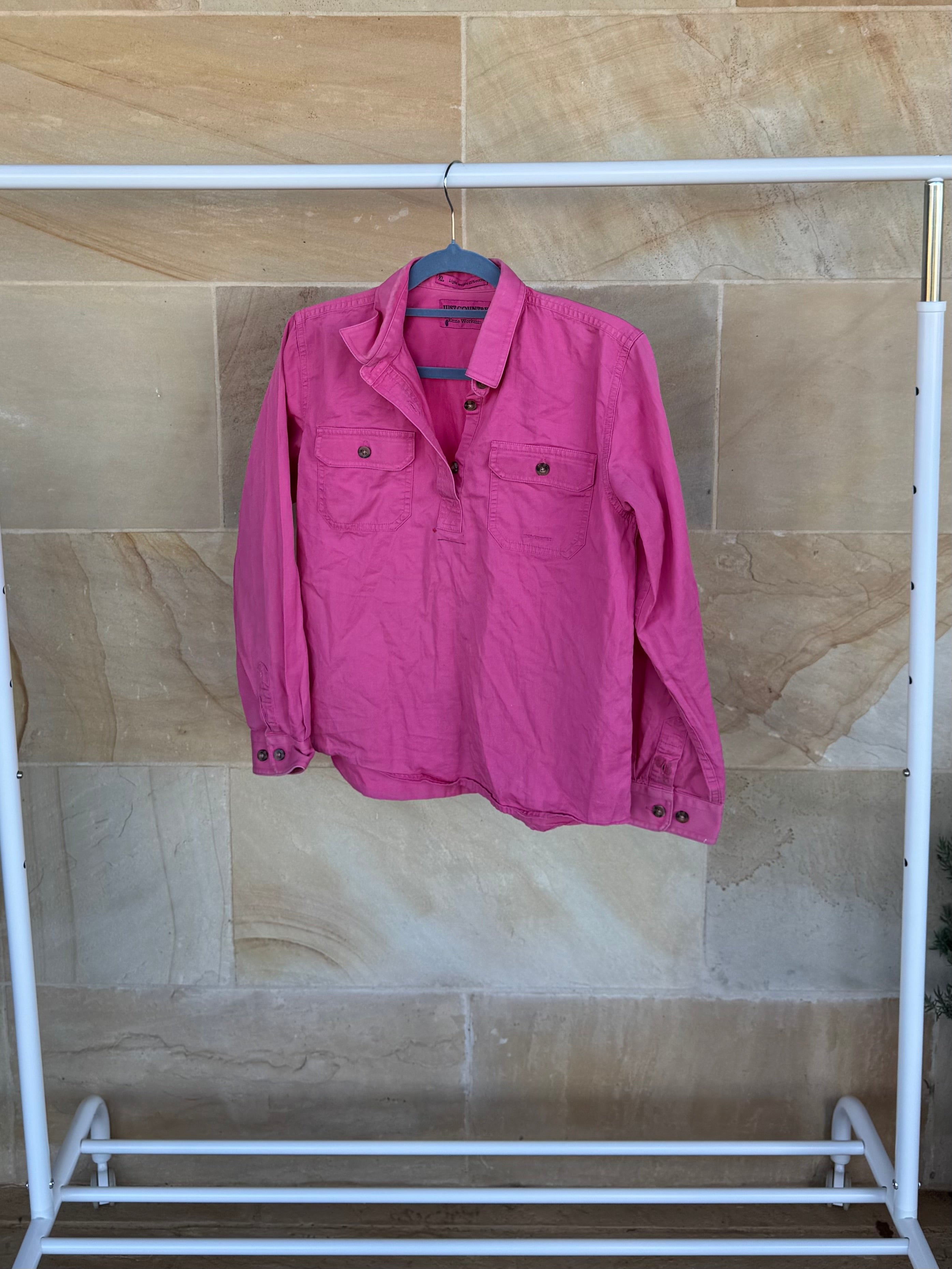 JUST COUNTRY WORKSHIRT KIDS XL (14)