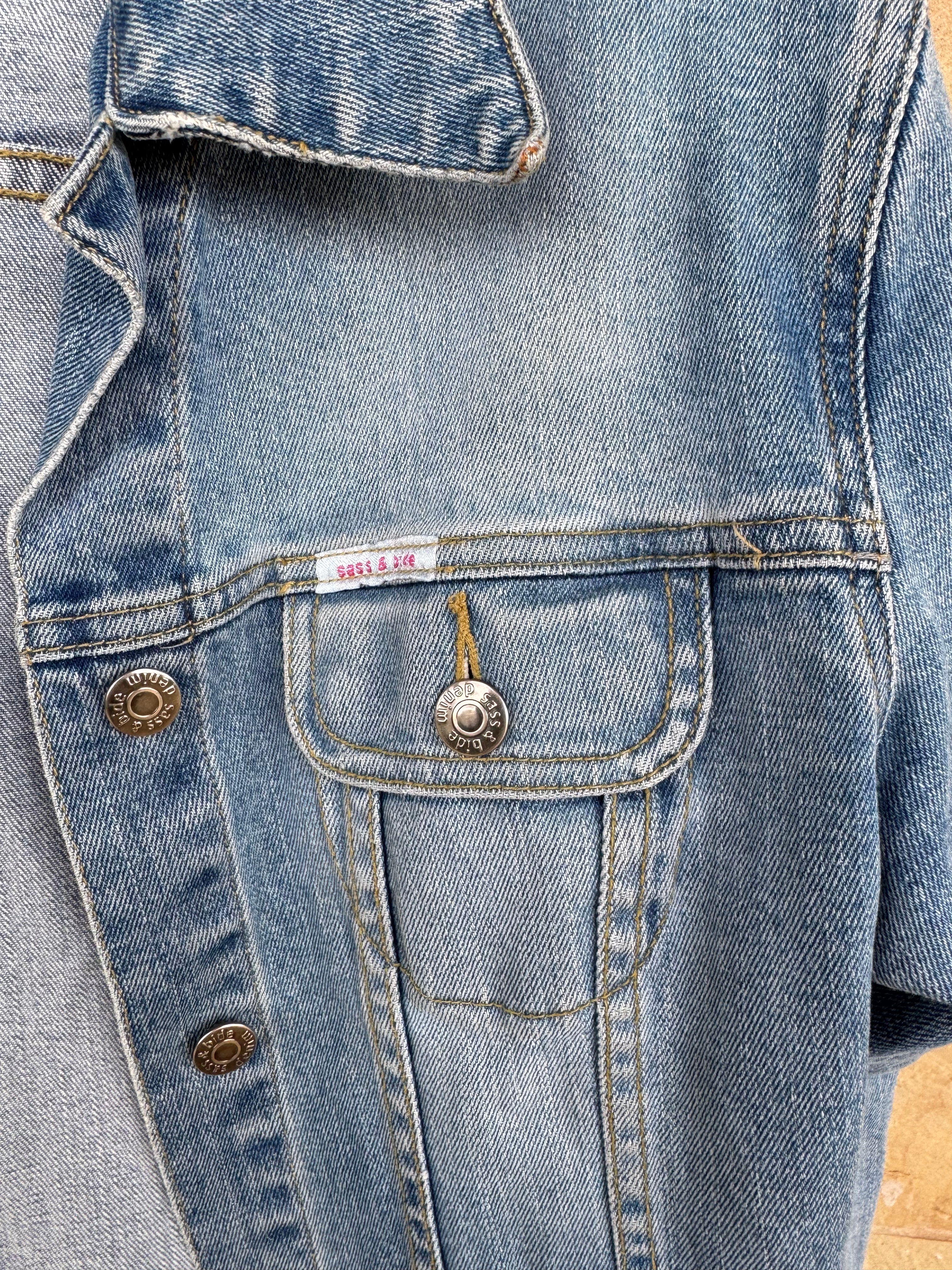 SASS & BIDE OVERSIZED DENIM JACKET 8