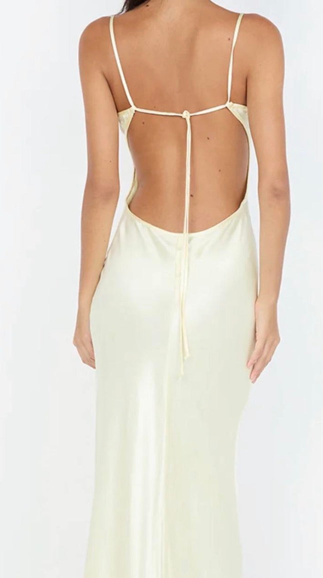 BEC+BRIDGE CEDAR CITY MAXI DRESS IN ICE YELLOW 10