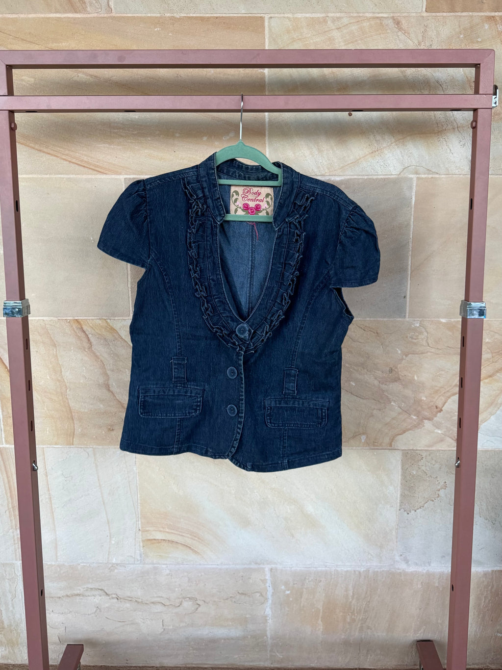 DENIM SHIRT L