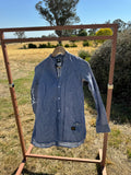 G STAR RAW STRIPED SHIRT XS