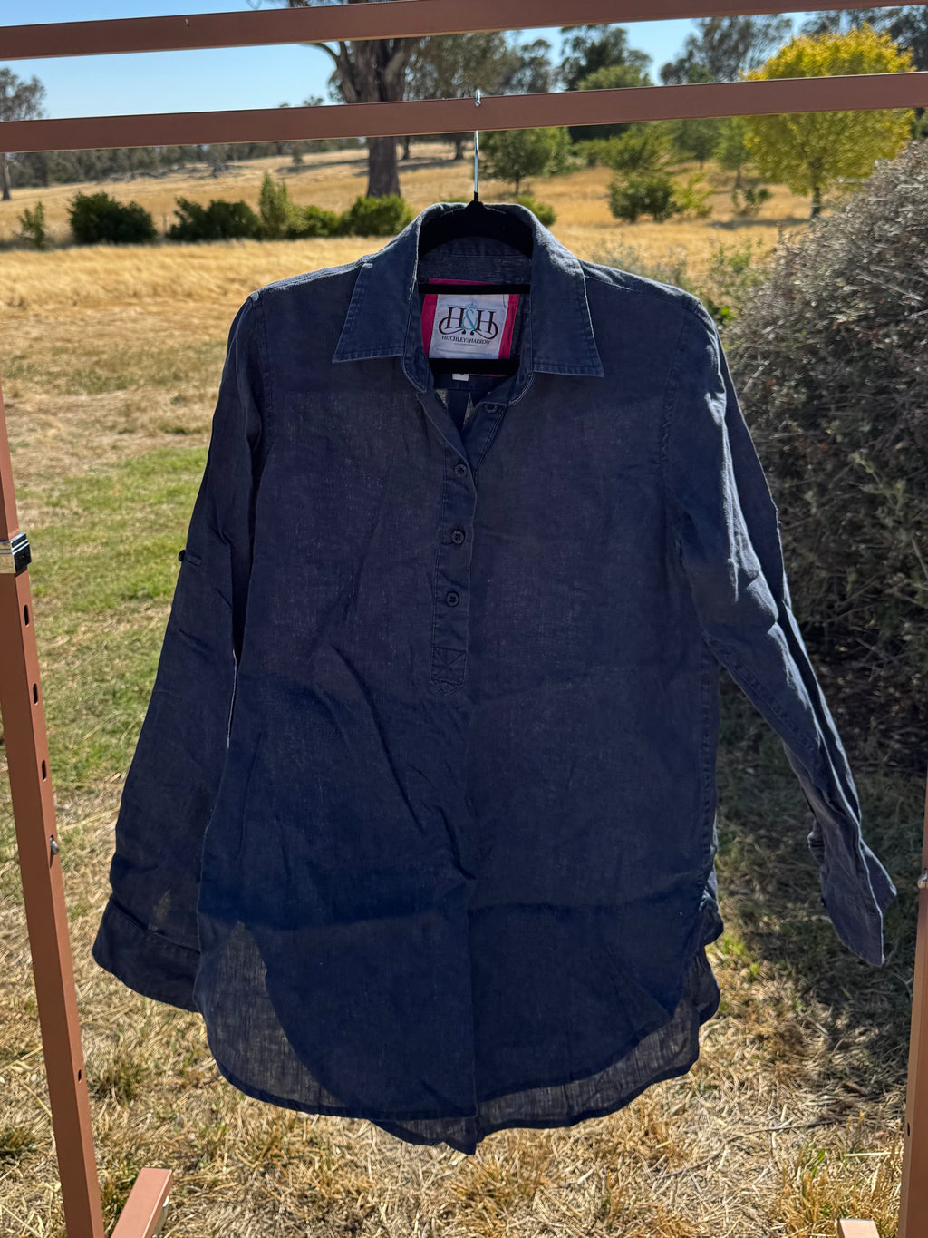 HITCHLEY AND HARROW LINEN SHIRT 8