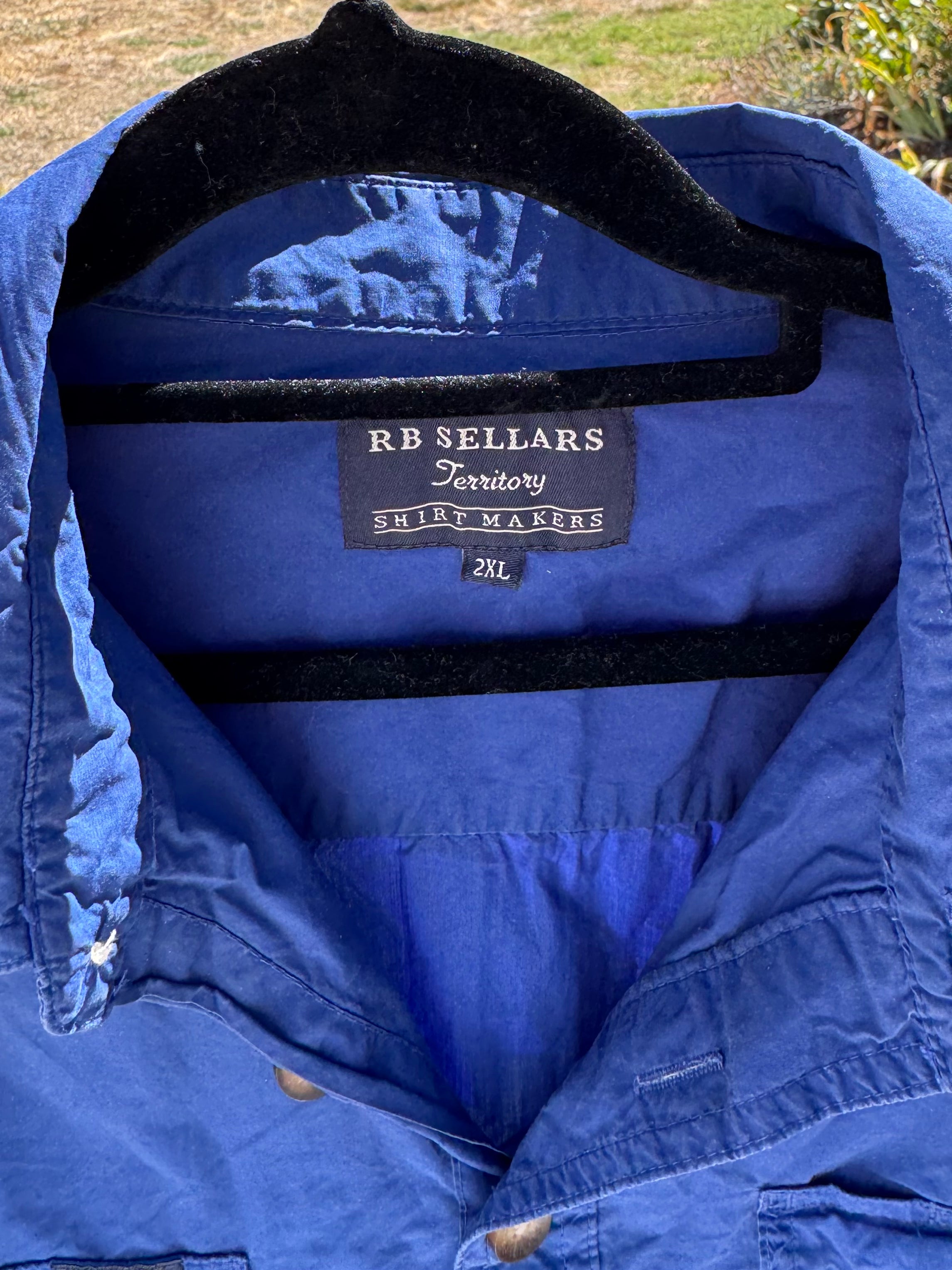 RB SELLARS MENS WORK SHIRT 2XL