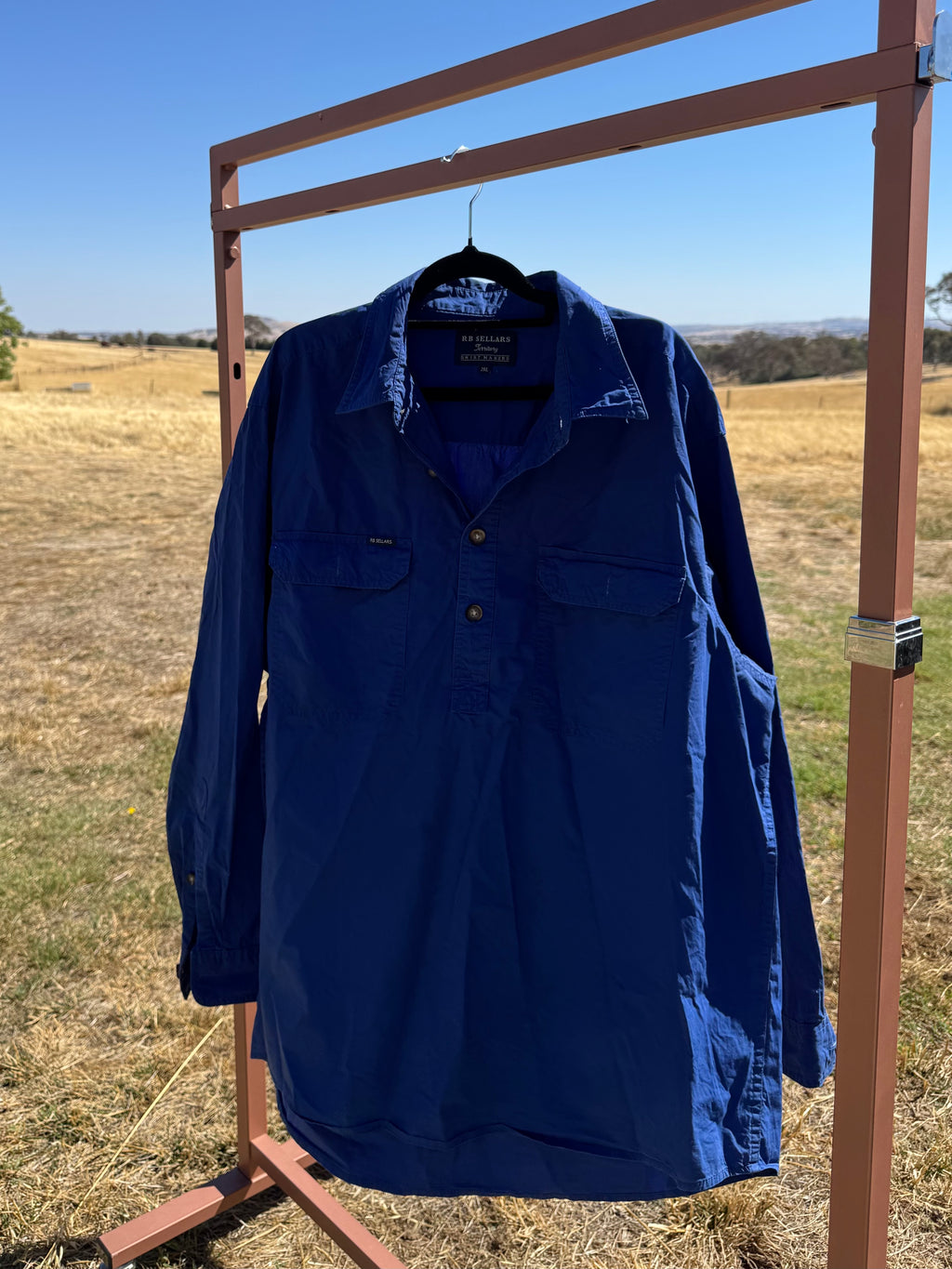 RB SELLARS MENS WORK SHIRT 2XL