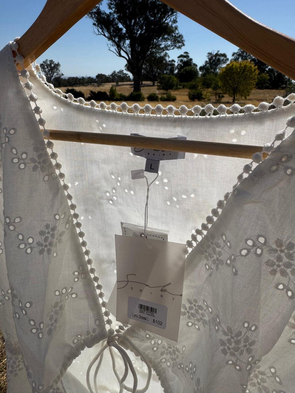 SABO BROIDERIE DRESS L